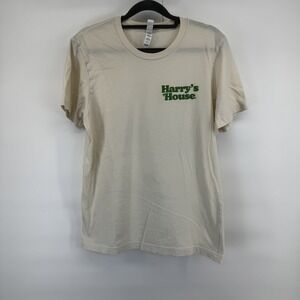 Harry Styles Unisex Medium T Shirt Harry's House Pancakes Songs Off-White Green